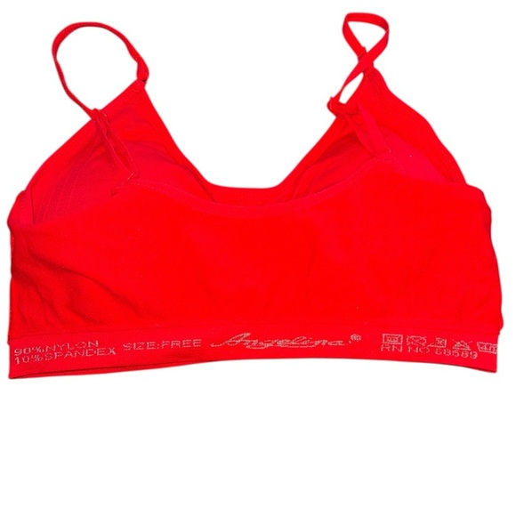 🟣Angelina Red Padded Bralette OS NWOT - Picture 3 of 3